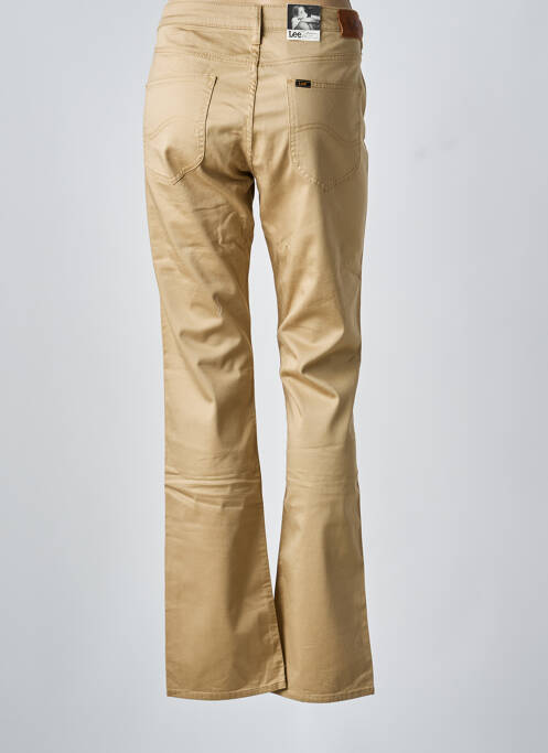 Pantalon flare stretch taille normale beige LEE femme