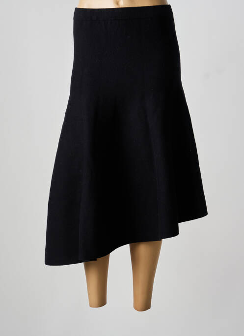 Jupe mi-longue stretch noir VANESSA BRUNO femme