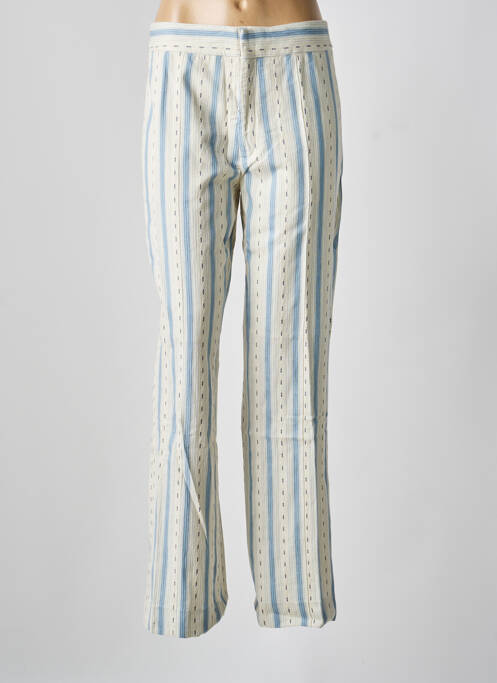 Pantalon chino bleu LAURENCE BRAS femme