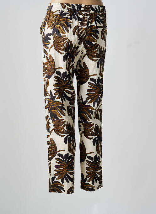 Pantalon droit beige HOD femme