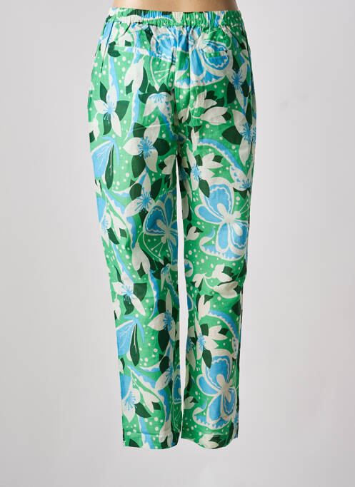 Pantalon droit vert BELLA JONES femme