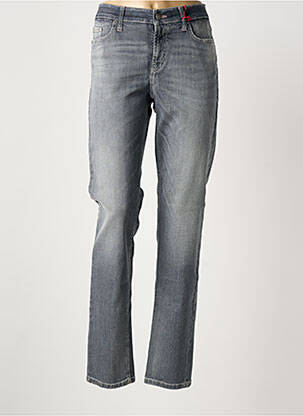 Jeans coupe droite stretch taille normale gris CAMBIO homme