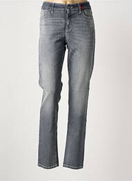 Jeans coupe droite stretch taille normale gris CAMBIO homme