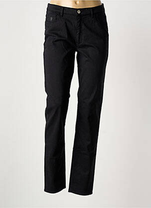 Pantalon slim tissage popeline taille normale noir TRUSSARDI JEANS femme
