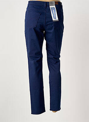 Pantalon slim tissage popeline taille normale bleu TRUSSARDI JEANS femme