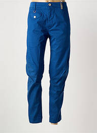 Pantalon chino stretch taille normale bleu HICH USE homme