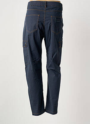 Pantalon slim tissage popeline taille normale bleu AERONAUTICA femme