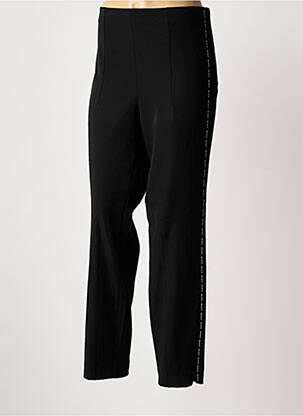 Pantalon droit tissage popeline taille normale noir MARC CAIN femme