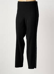Pantalon droit tissage popeline taille normale noir MARC CAIN femme
