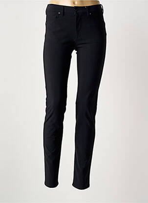 Pantalon slim tissage popeline taille normale noir RAFFAELLO ROSSI femme