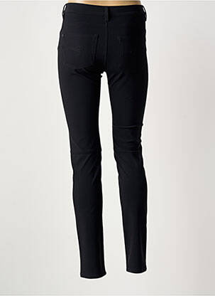 Pantalon slim tissage popeline taille normale noir RAFFAELLO ROSSI femme