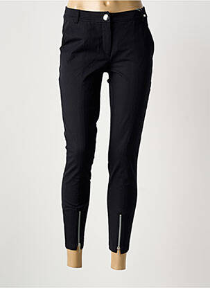 Pantalon 7/8 stretch taille normale noir AIRFIELD femme