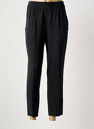 Pantalon droit tissage popeline taille normale noir HUGO BOSS femme
