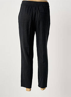 Pantalon droit tissage popeline taille normale noir HUGO BOSS femme