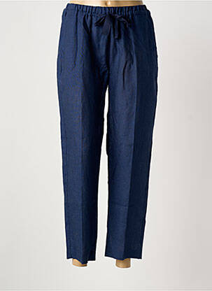 Pantalon 7/8 taille élastique taille normale bleu BRIAN DALES femme
