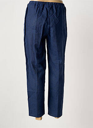Pantalon 7/8 taille élastique taille normale bleu BRIAN DALES femme