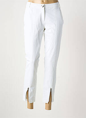 Pantalon 7/8 stretch taille normale blanc AIRFIELD femme
