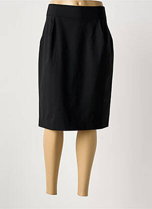 Jupe mi-longue stretch noir ZAPA femme