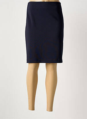 Jupe mi-longue stretch bleu BLEU BLANC ROUGE femme
