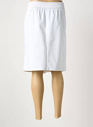 Jupe mi-longue stretch blanc AIRFIELD femme