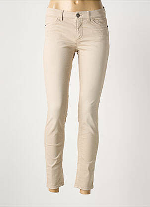 Jeans coupe slim beige MARC CAIN femme