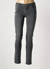 Jeans coupe slim gris TRUSSARDI JEANS femme seconde vue
