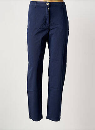 Pantalon droit bleu TRUSSARDI JEANS femme