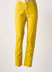 Pantalon slim jaune TRUSSARDI JEANS femme seconde vue