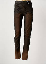 Pantalon slim marron HICH USE femme seconde vue