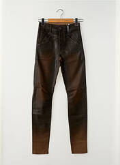 Pantalon slim marron HICH USE femme seconde vue