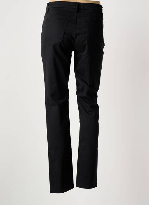 Pantalon slim tissage popeline taille normale noir TRUSSARDI JEANS femme