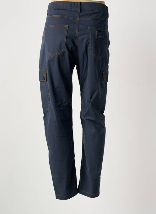 Pantalon slim tissage popeline taille normale bleu AERONAUTICA femme