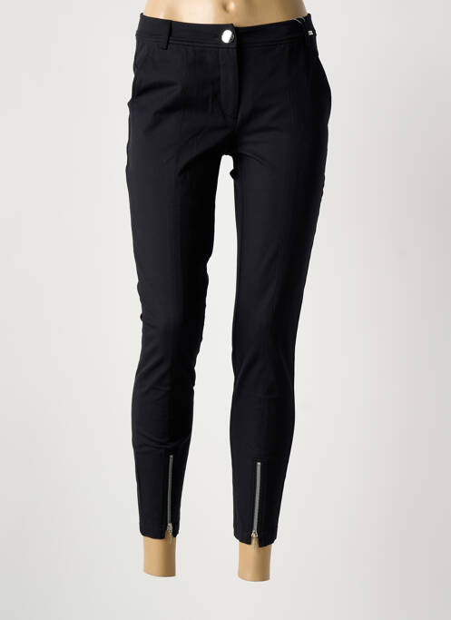 Pantalon 7/8 stretch taille normale noir AIRFIELD femme