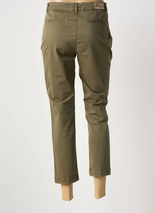 Pantalon 7/8 stretch taille normale vert ZAPA femme