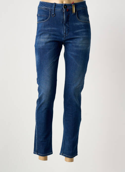 Jeans coupe slim stretch taille normale bleu HICH USE femme