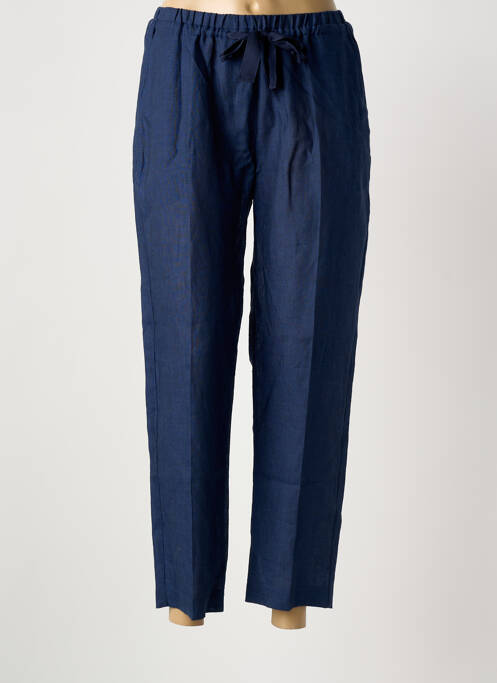Pantalon 7/8 taille élastique taille normale bleu BRIAN DALES femme