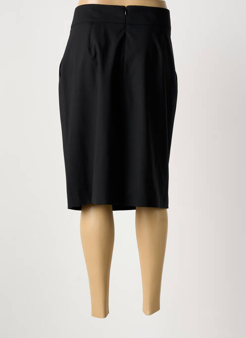 Jupe mi-longue stretch noir ZAPA femme