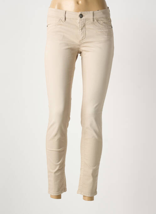 Jeans coupe slim beige MARC CAIN femme