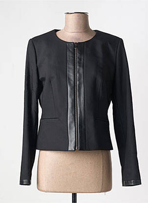 Veste casual col rond noir ZAPA femme