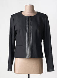 Veste casual col rond noir ZAPA femme