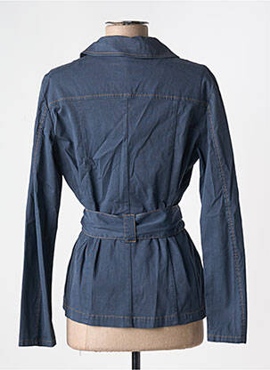 Veste casual col chemisier bleu AERONAUTICA femme
