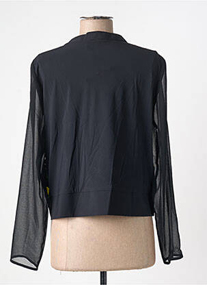 Veste casual col rond noir BLEU BLANC ROUGE femme
