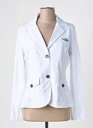 Blazer coupe cintrée blanc AERONAUTICA femme