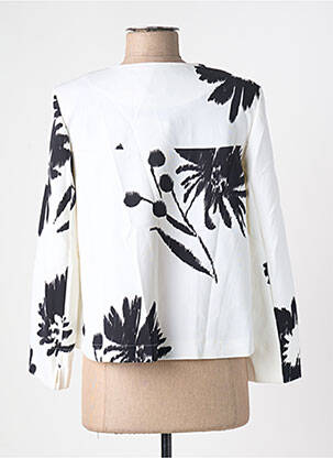 Veste casual col rond blanc AIRFIELD femme