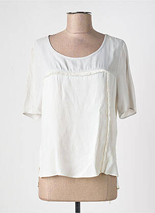 Blouse manches courtes manches courtes blanc AIRFIELD femme