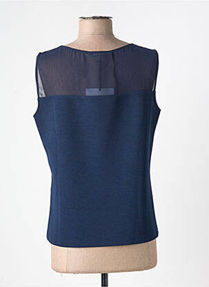 Top stretch sans manche bleu BLEU BLANC ROUGE femme