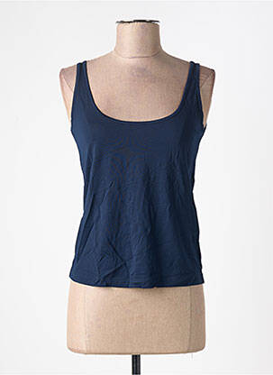 Débardeur stretch sans manche bleu BLEU BLANC ROUGE femme