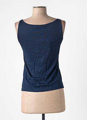 Débardeur stretch sans manche bleu BLEU BLANC ROUGE femme