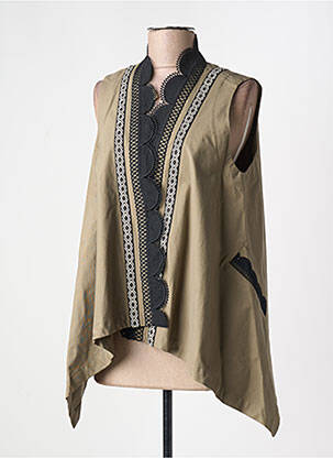 Veste casual vert BLEU BLANC ROUGE pour femme