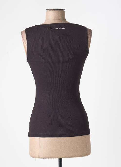 Débardeur noir AERONAUTICA pour femme